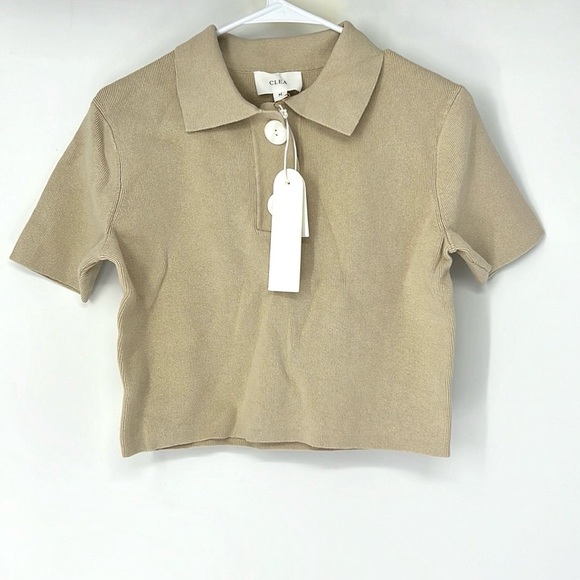 CLEA NWT Gibson polo sweater women’s medium - Picture 1 of 7